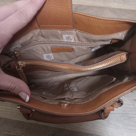 Anne Klein Horsebit Satchel - Picture 4 of 5